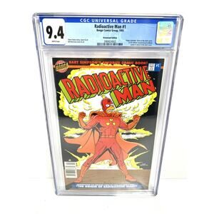 Radioactive Man 1 CGC 9.4 Newsstand Bongo Comics Glow In The Dark Cover Simpsons